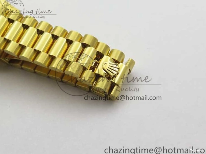 Best 31mm Malachite Bracelet EWF on Dial YG Daydate YG Edition 278288 Green ETA2688 President 0416